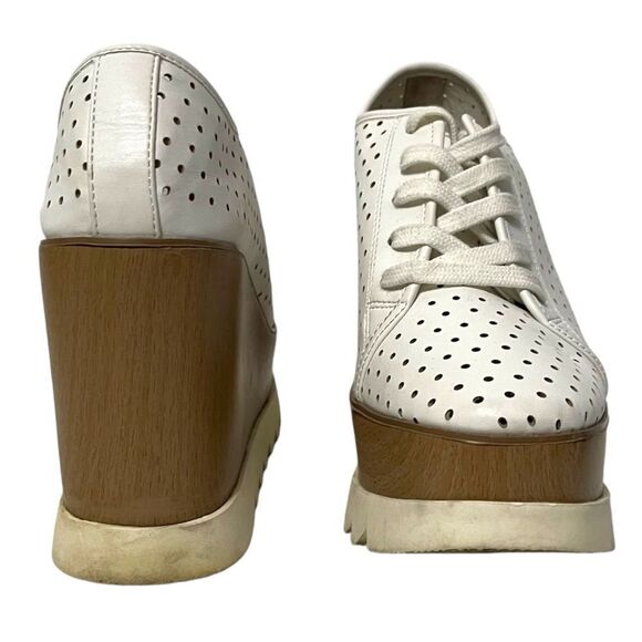 STEVE MADDEN Unfazed Perforated Wedge Oxfords 7 - Picture 3 of 12